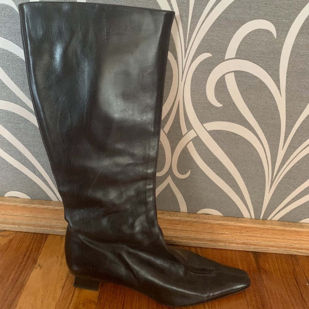 Michael Kors Original Collection Knee-High Leather Boots